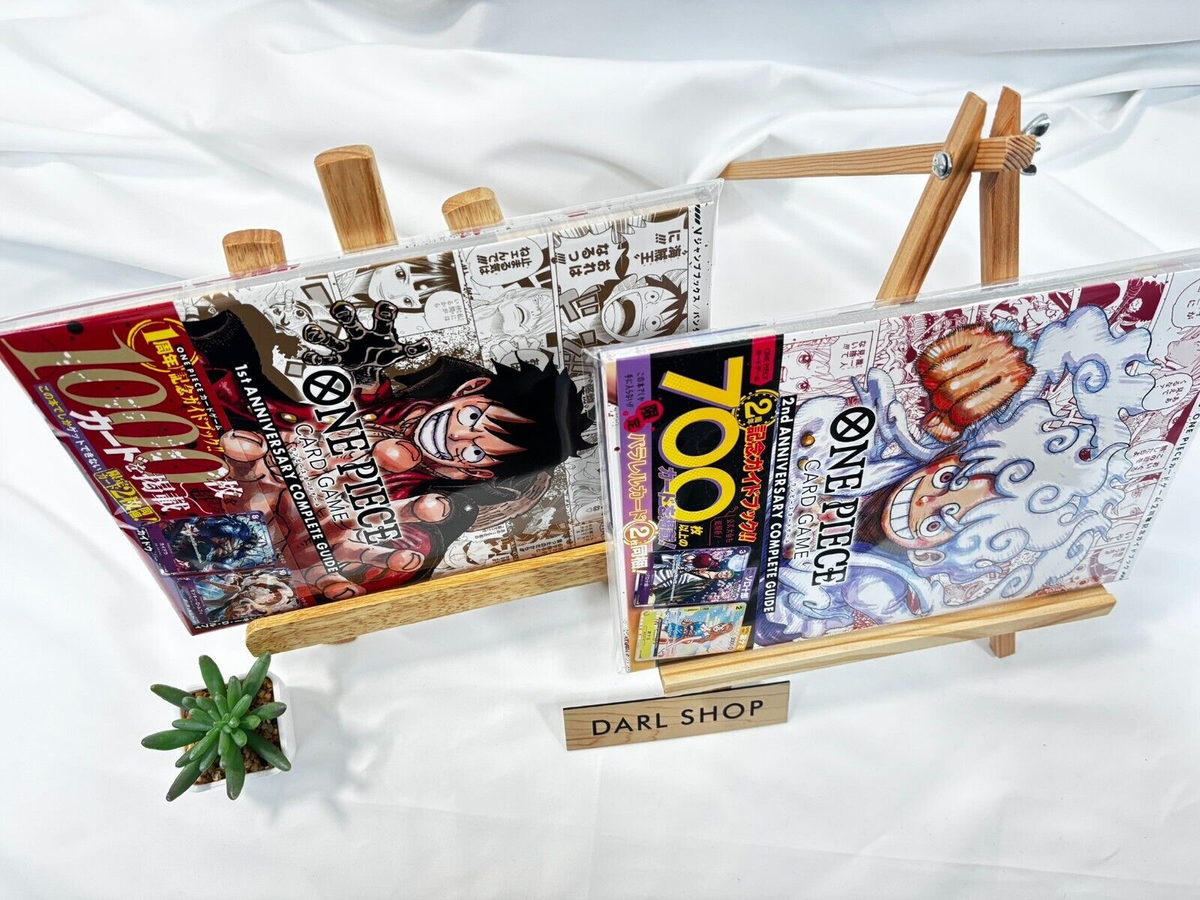 ONE PIECE CARD GAME 1st 2nd ANNIVERSARY COMPLETE GUIDE Book Set w