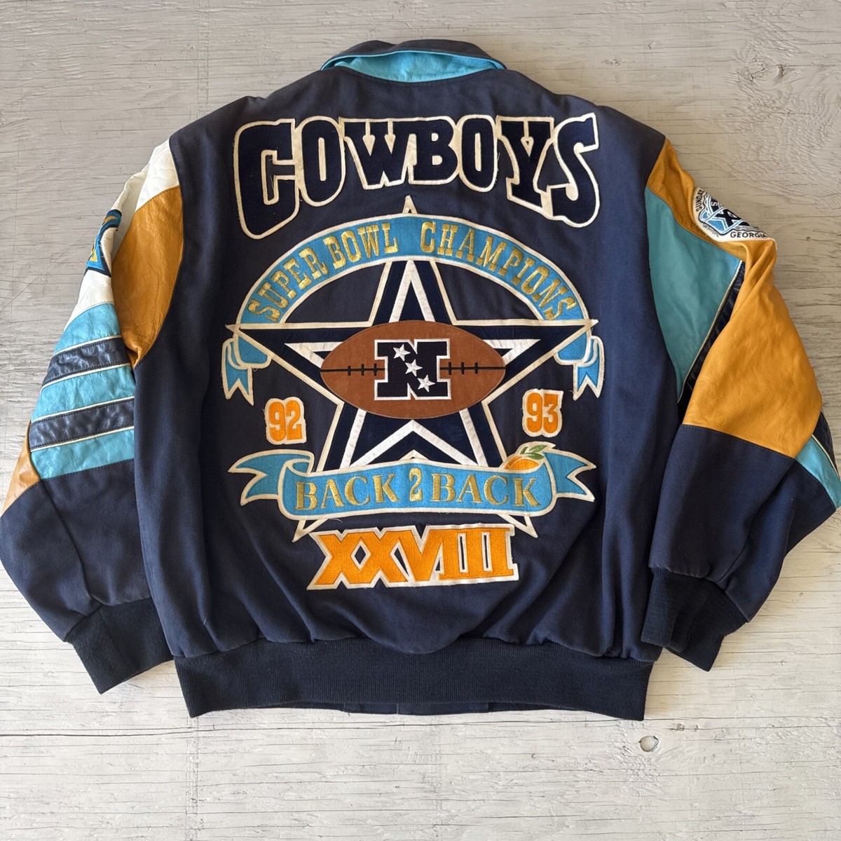 Vintage Dallas Cowboys Jeff Hamilton Back 2 Back Superbowl