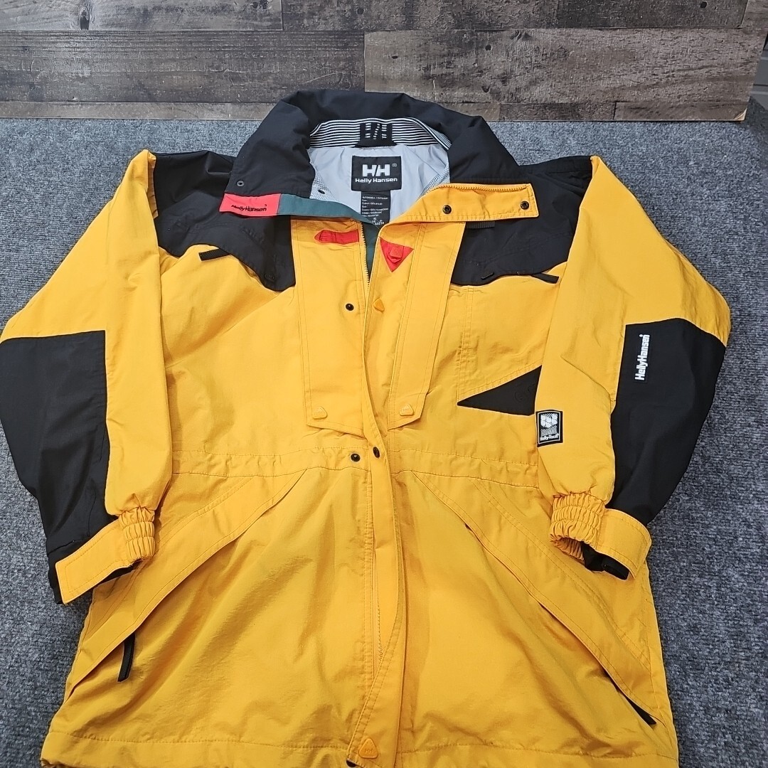 Helly Hansen Yellow Black Men S Ski Snowboard Jacket Coat
