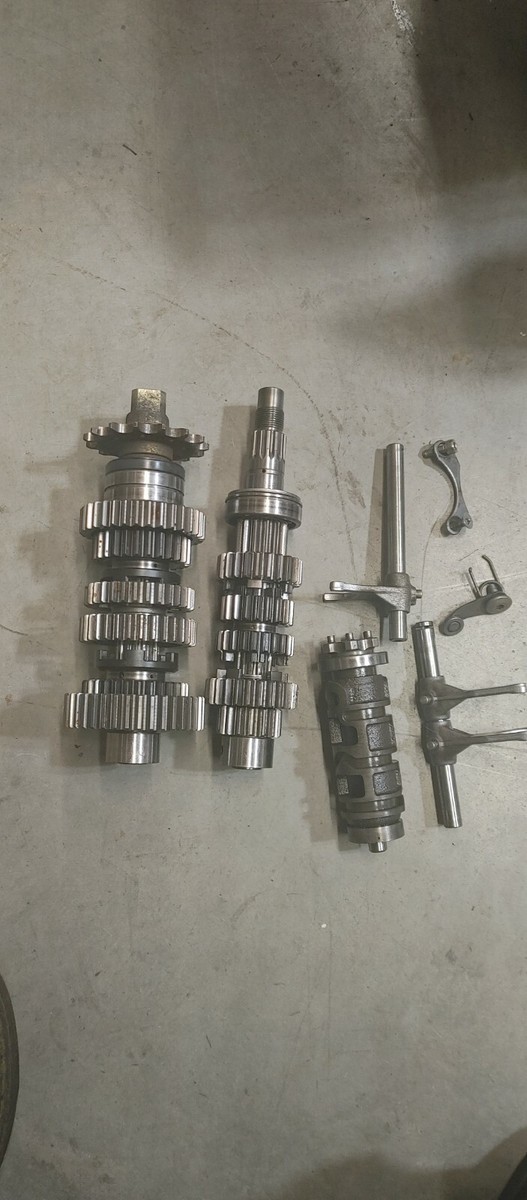 1995 Kawasaki Ninja Zx6r TRANSMISSION ASSEMBLY FORKS DRUM SHIFT 95