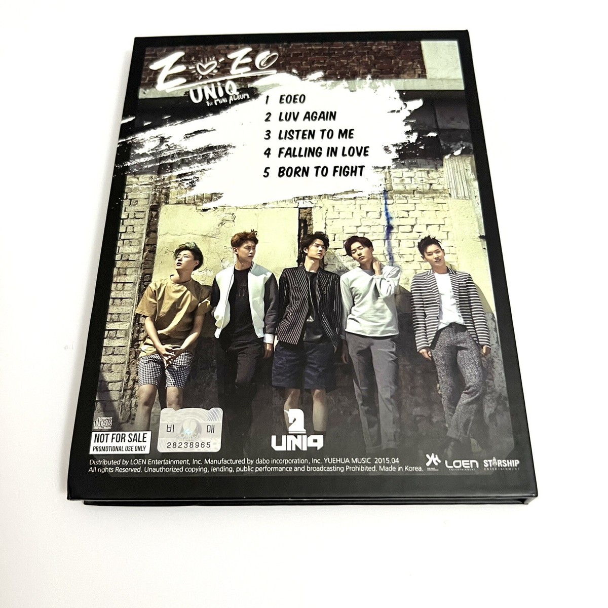 UNIQ EOEO SIGNED CD AUTOGRAPHED ALBUM WOODZ SEUNGYOUN SUNGJOO