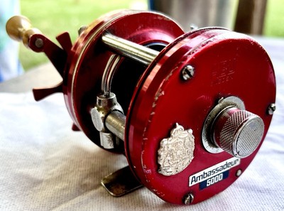 Used Abu Garcia Ambassador 5000 Reel Fishing Vintage Fishing Reel