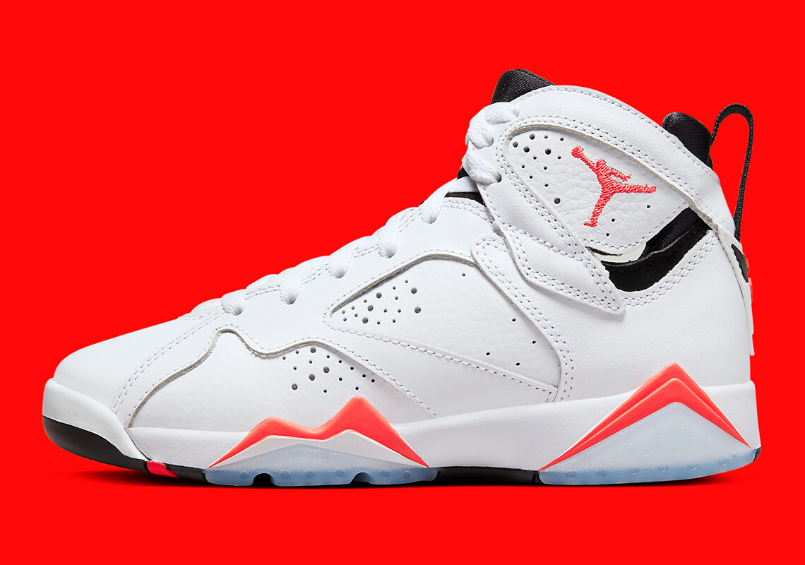 Nike Air Jordan VII 7 Retro White Infrared Crimson Red Black