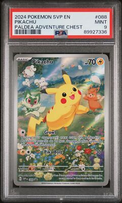 PSA 9 Pikachu #088 2024 Pokemon Svp Black Star Promo 89927336 | eBay