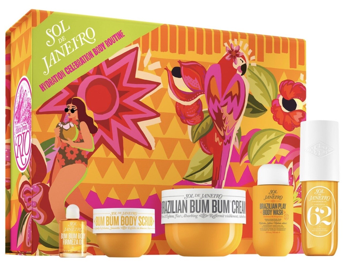 Sol de Janeiro Hydration Celebration Body Routine 5 Pcs Set Cream