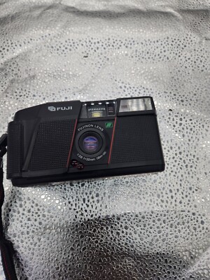 Fuji DL-200 Date Black Point Shoot Film Camera Untested | eBay