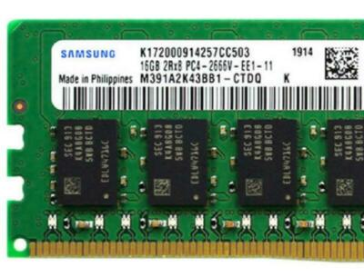 SAMSUNG 16GB DDR4 2RX8 PC4-2666V-EE1-11 ECC M391A2K43BB1-CTDQ