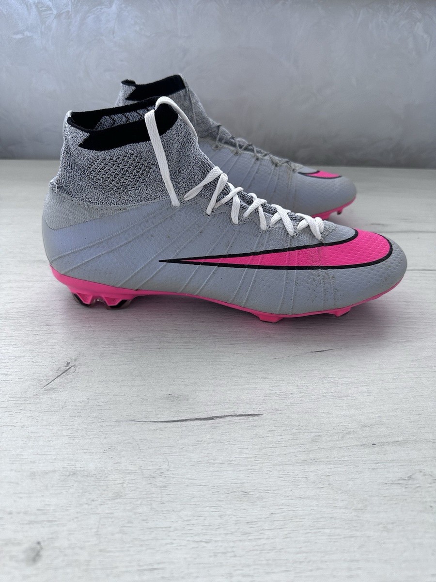 Nike Mercurial Superfly 4 Fg Gray Pink Football Soccer Cleats