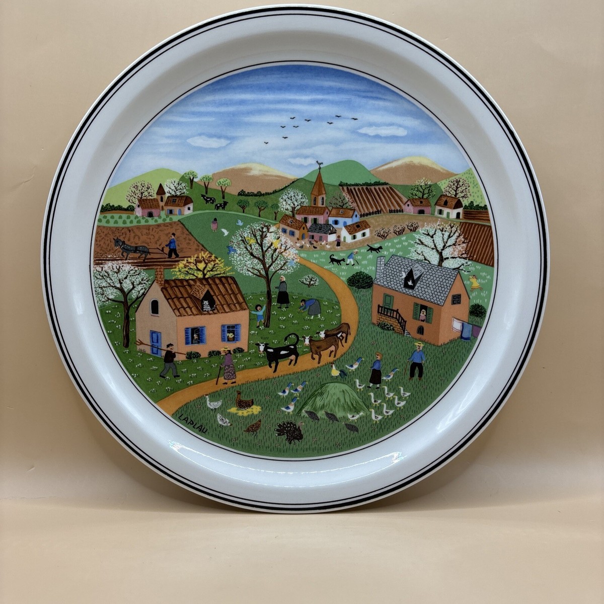 Villeroy and Boch 4 Seasons Plates~Gerard Laplau | eBay