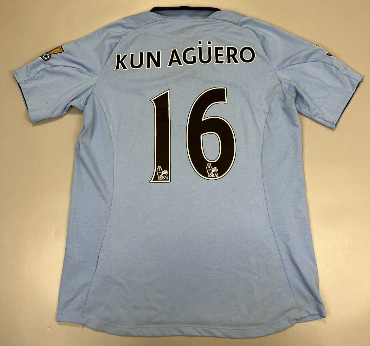 MANCHESTER CITY 2012 2013 HOME SHIRT JERSEY UMBRO #16 KUN AGUERO