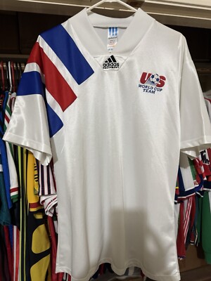 1992-94 Adidas USA/US Soccer Home Jersey | eBay