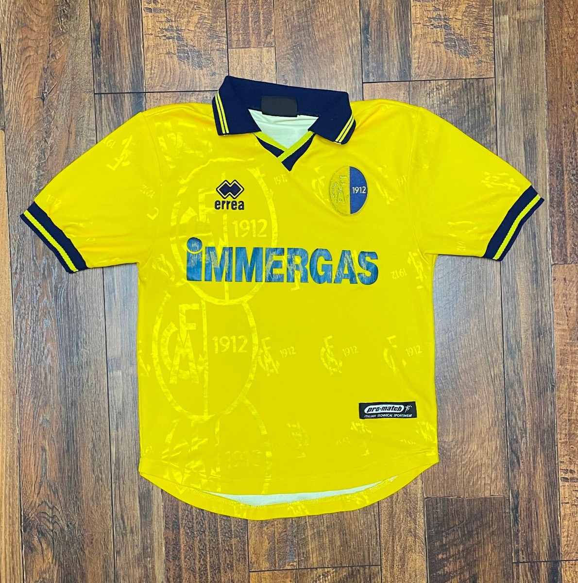 MODENA FC ITALY 2001/2002 HOME FOOTBALL SHIRT JERSEY ERREA SIZE S