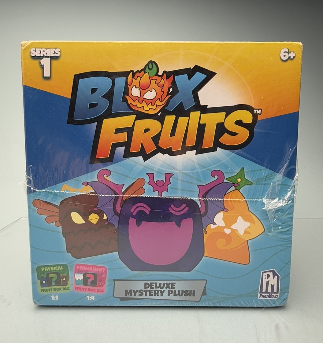 Blox Fruits 8” Deluxe Mystery Plush Series 1 New PhatMojo Fruit