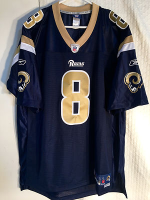 Reebok Premier NFL Jersey St. Louis Rams Sam Bradford Navy sz XL