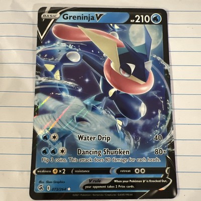 Greninja V 073/264 Fusion Strike NM Ultra Rare Pokemon Card | eBay