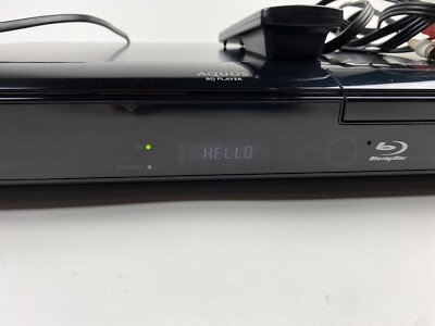 Sharp Aquos Blu-Ray Disc BD Player BD-HP21 Bluray, DVD w/ Remote