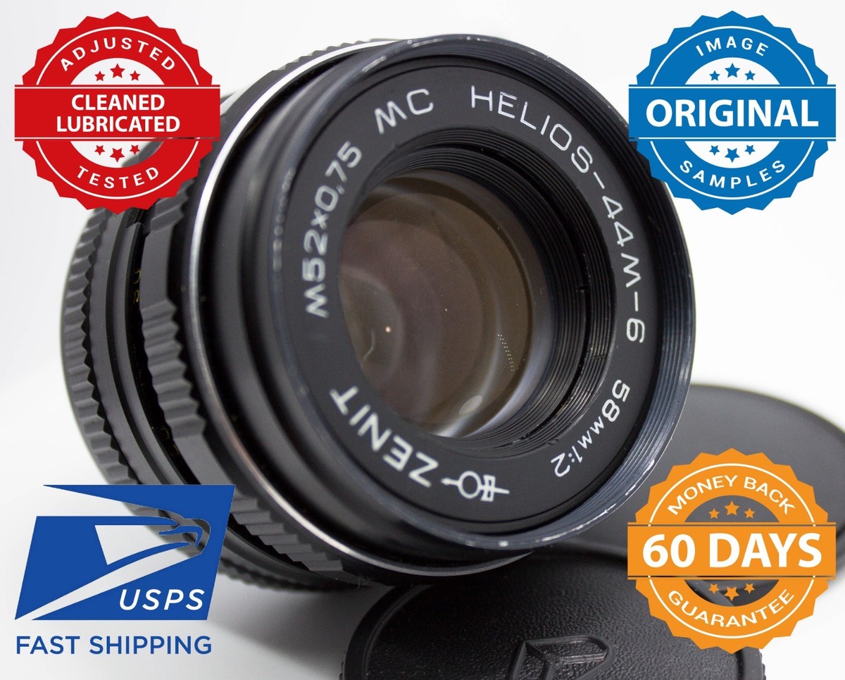 US Seller Helios 44m-6 58mm f2 Portrait Bokeh Zenit Portrait Lens
