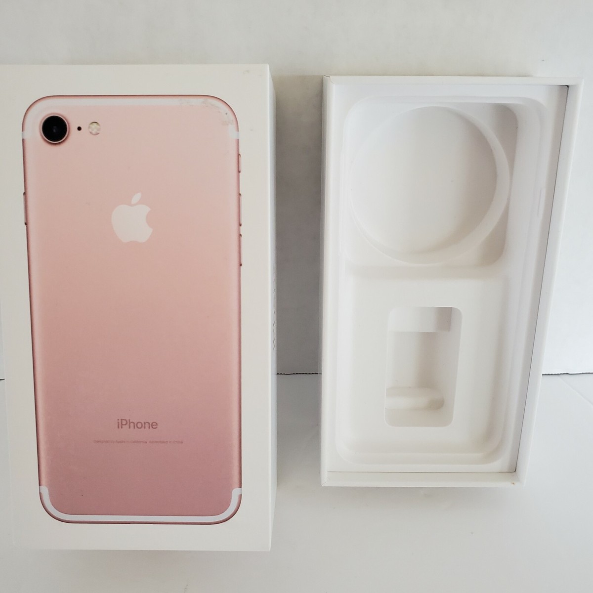 Apple iPhone 7 Empty Original Box 32GB Rose Gold BOX ONLY No Phone