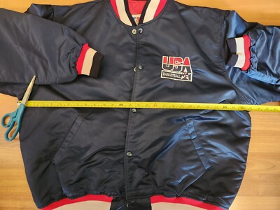 🚨🔥Vintage 90s Starter USA 1992 Olympic Dream Team Jacket XL
