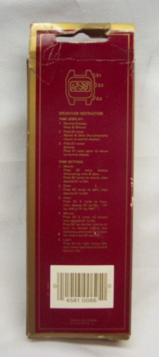 Vintage BUD LIGHT Budweiser BEER Anheuser Busch DIGITAL WATCH