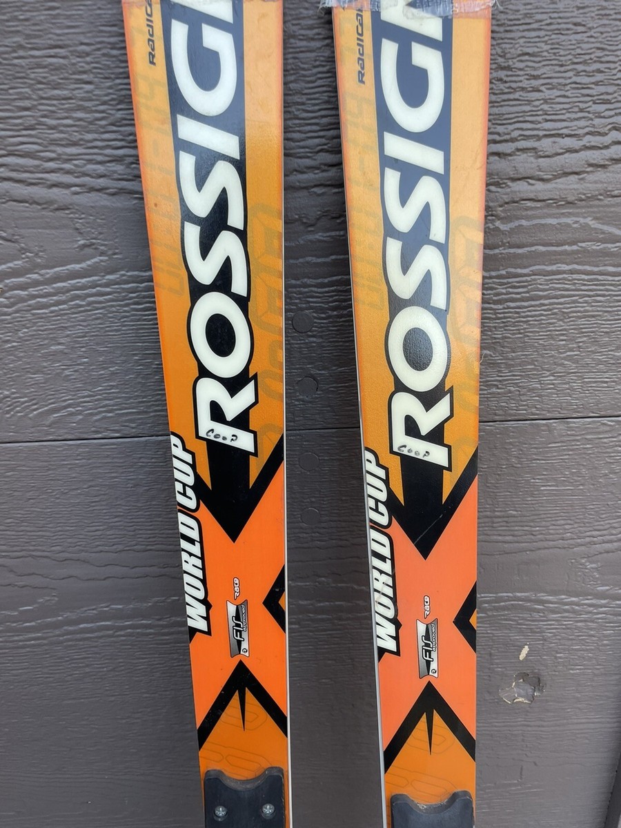 ROSSIGNOL Radical WORLD CUP 175cm ORANGE SNOW SKIS | eBay