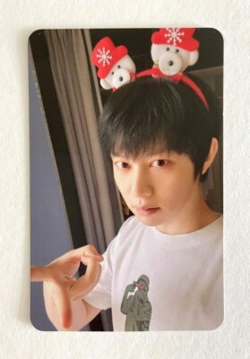 Super Junior 2022 Pink Christmas Official Photocard SMTown Xmas