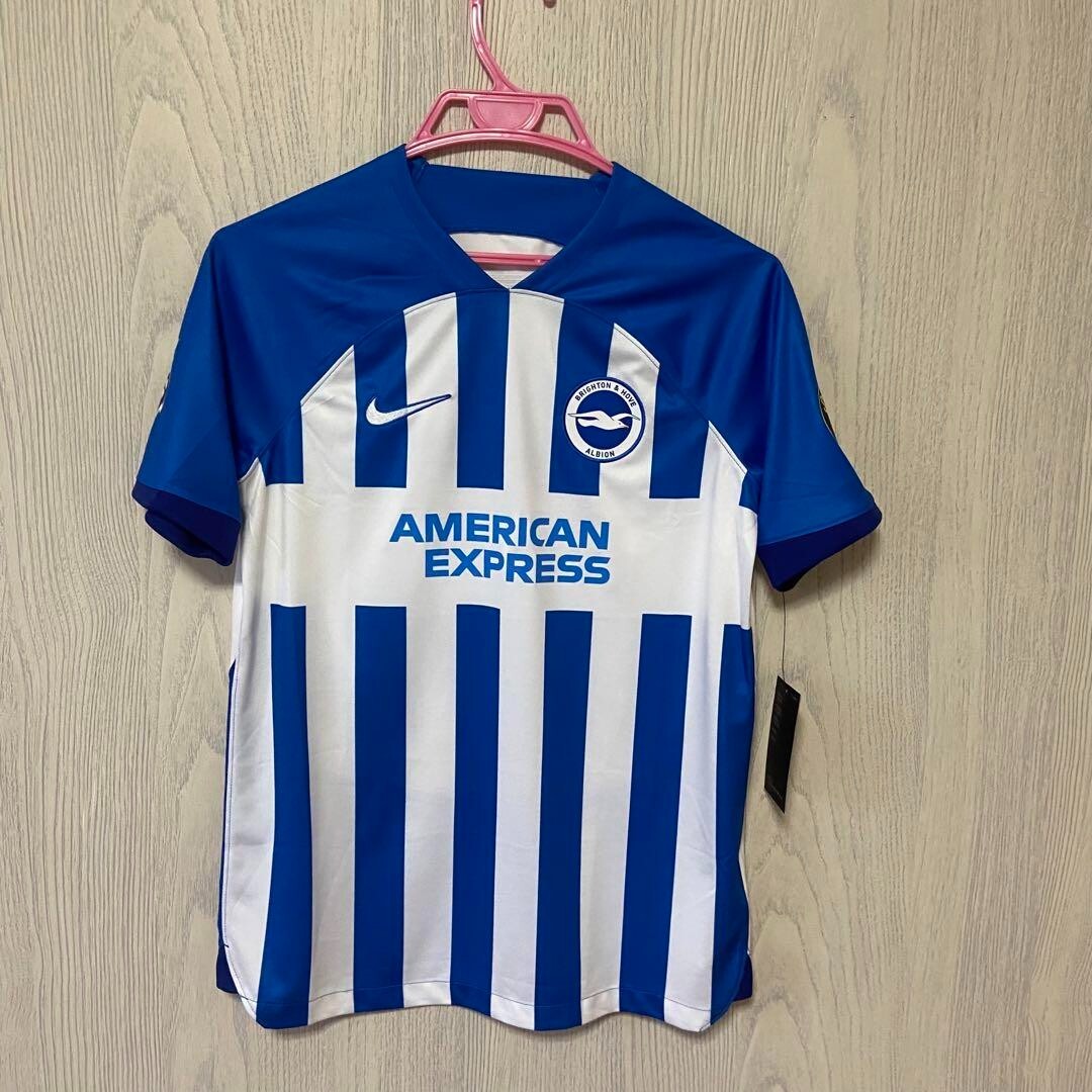Nike Kaoru Mitoma Brighton Jersey Soccer Shirt 2023/24 Home Youth