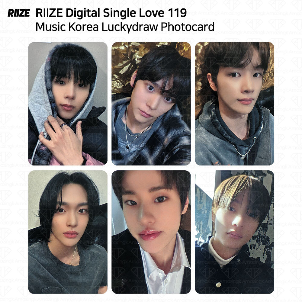 RIIZE Digital Single Love 119 Lucky Draw Photocard Music Korea