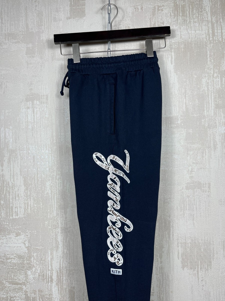 KITH x New York Yankees Sweatpants Men's Size S Navy Blue | eBay