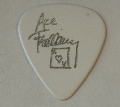 KISS Ace Frehley Signature Guitar Pick Rare Concert Psycho Circus
