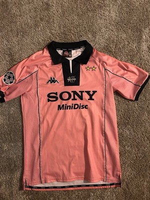 ZIDANE 21 kappa RETRO STYLE Juventus pink 97/98 Men Jersey - Size