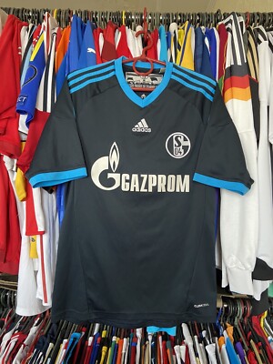 SCHALKE 2010 2011 THIRD FOOTBALL SHIRT SOCCER JERSEY ADIDAS P00946