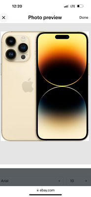 Apple iPhone 14 Pro Max - 128 GB - Gold (Unlocked) With Tik Tok