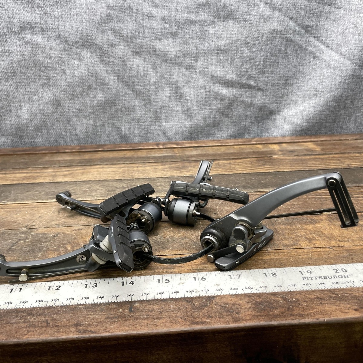 Vintage Shimano XTR BR-M950 V-Brakes Set Front Rear Parallel-Push