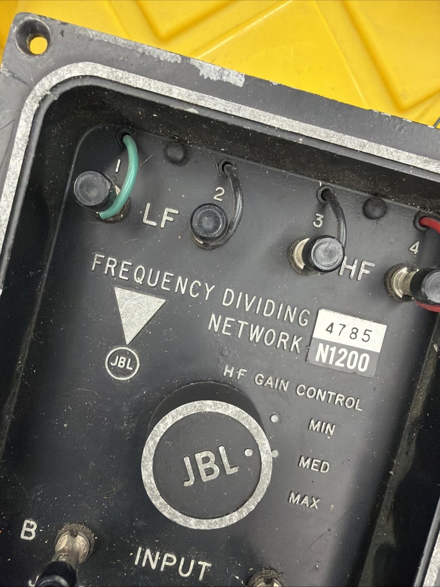 JBL N1200 Crossover Frequency Dividing Network Pair Vintage | eBay
