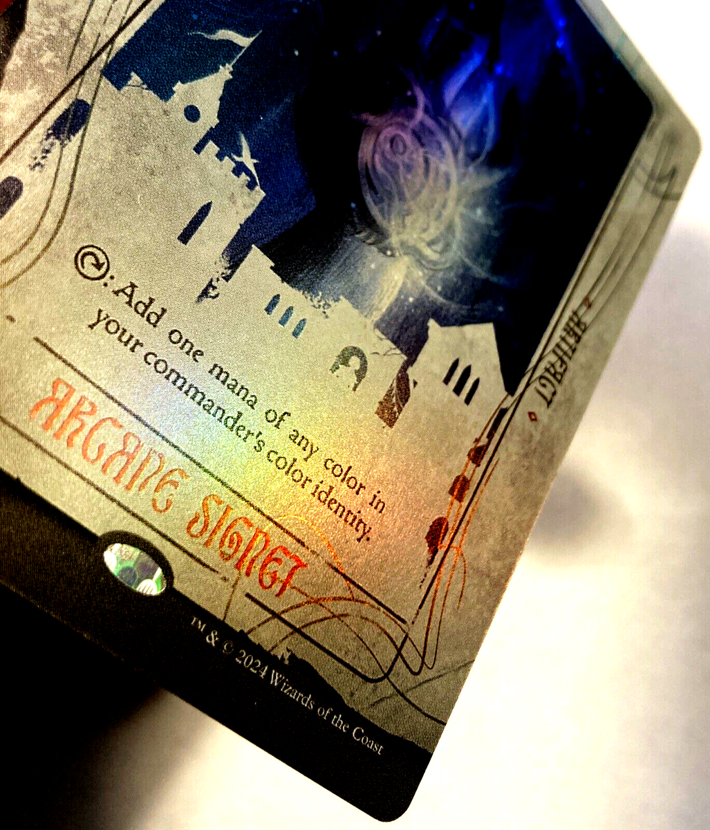 MTG Arcane Signet RAINBOW FOIL Secret Lair Rovina Cai 1641 NM | eBay