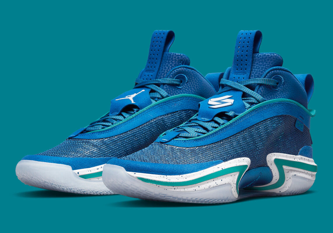 Nike Air Jordan XXXVI 36 Luka Doncic PE Mardi Gras Blue Jay DJ4483