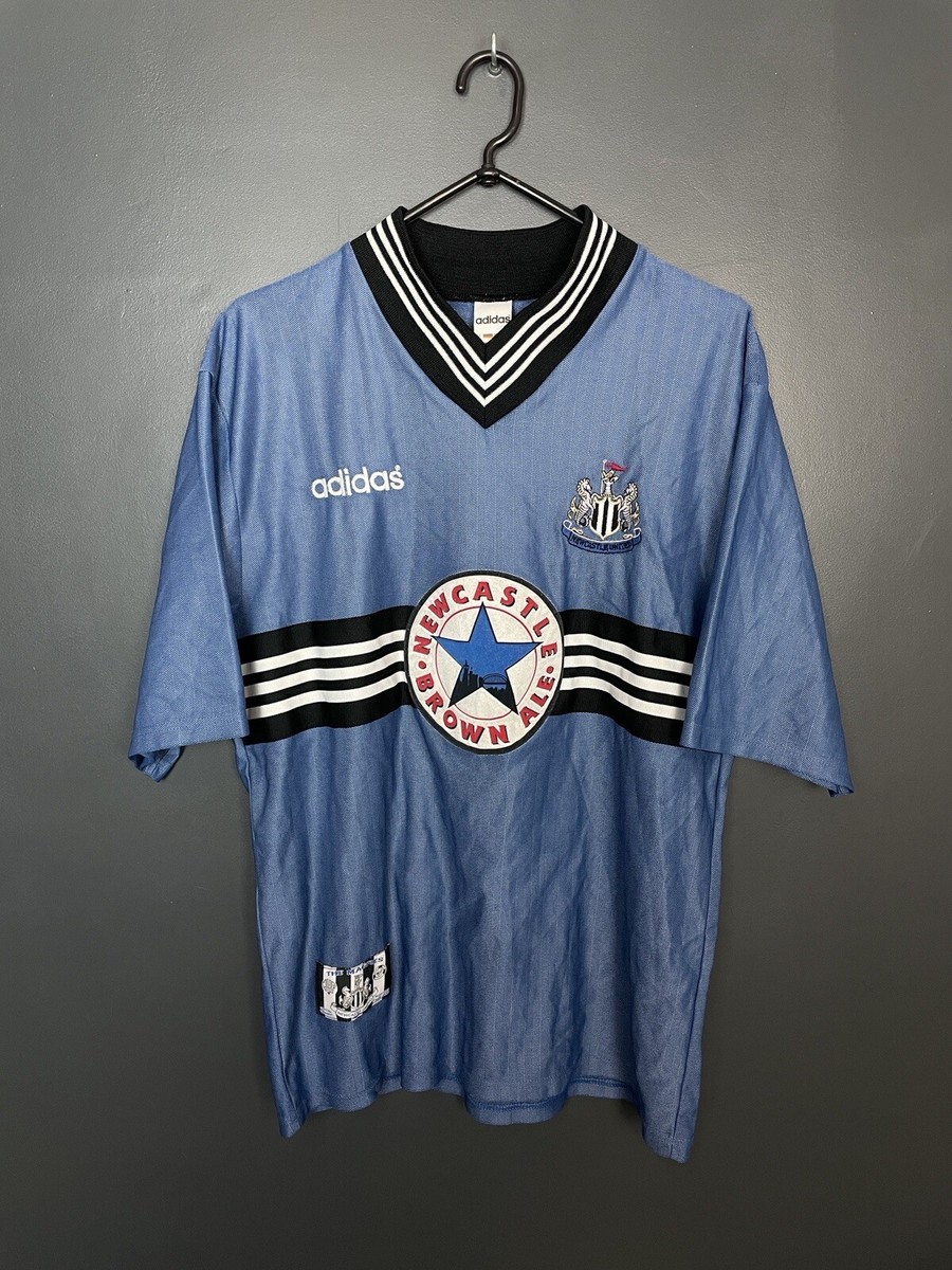 NEWCASTLE UNITED 1996/1997 AWAY FOOTBALL SHIRT ADIDAS VINTAGE