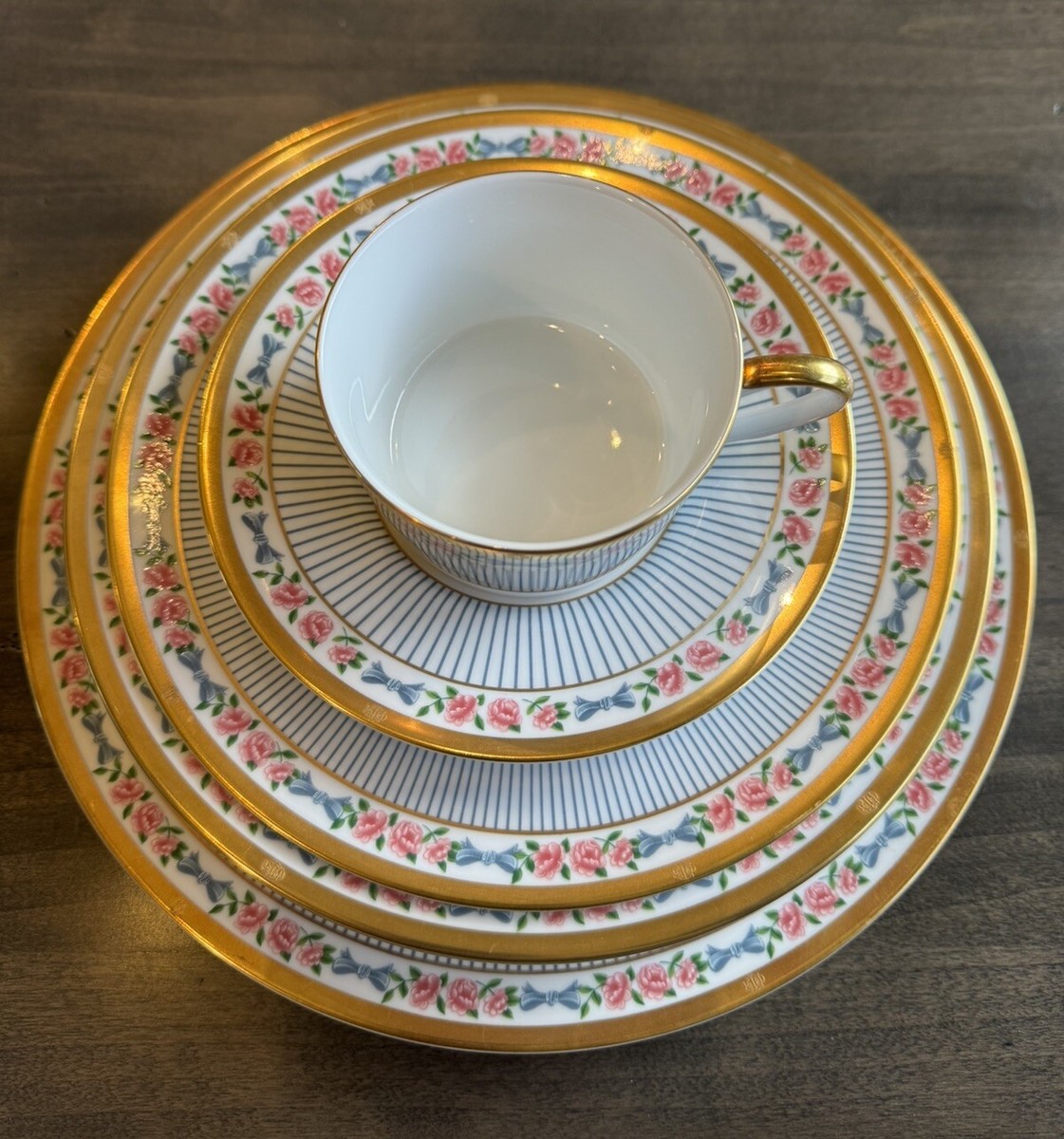 Christian Dior DIOR ROSE China Place Setting | eBay