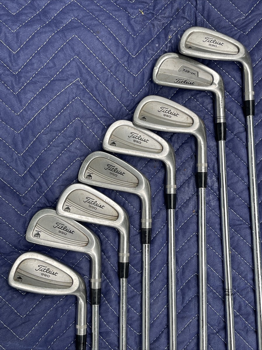 Titleist DCI 990 Iron Set 3-PW Steel Dynamic Gold S300 Stiff-Flex