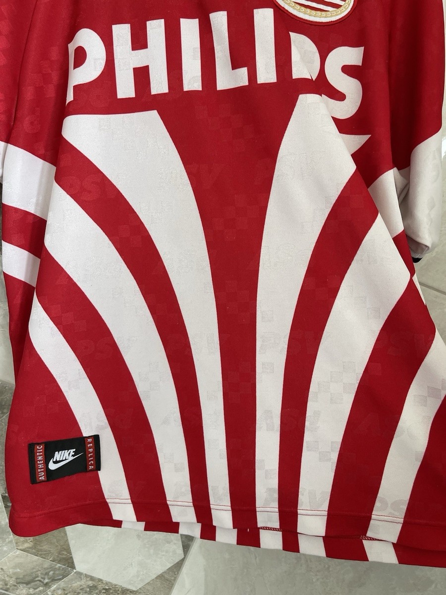Vintage Nike PSV Eindhoven 1996 1997 Home Football Soccer Jersey