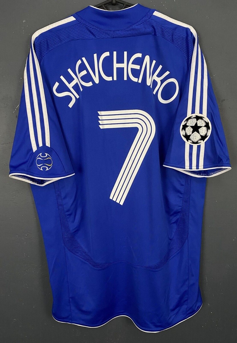 MENS FC CHELSEA 2006/2008 UEFA SHEVCHENKO #7 SOCCER FOOTBALL SHIRT