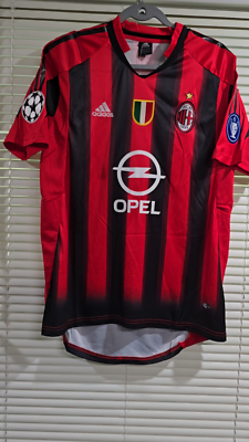 AC MILAN HOME ITALY 04/05 - RETRO - SOCCER - SHEVCHENKO # 7