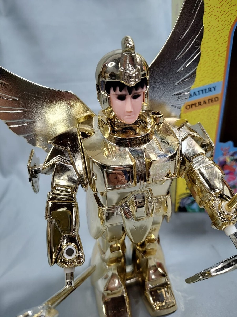 VERY RARE Vintage SAINT SEIYA walking Robot bootleg figure PEGASUS