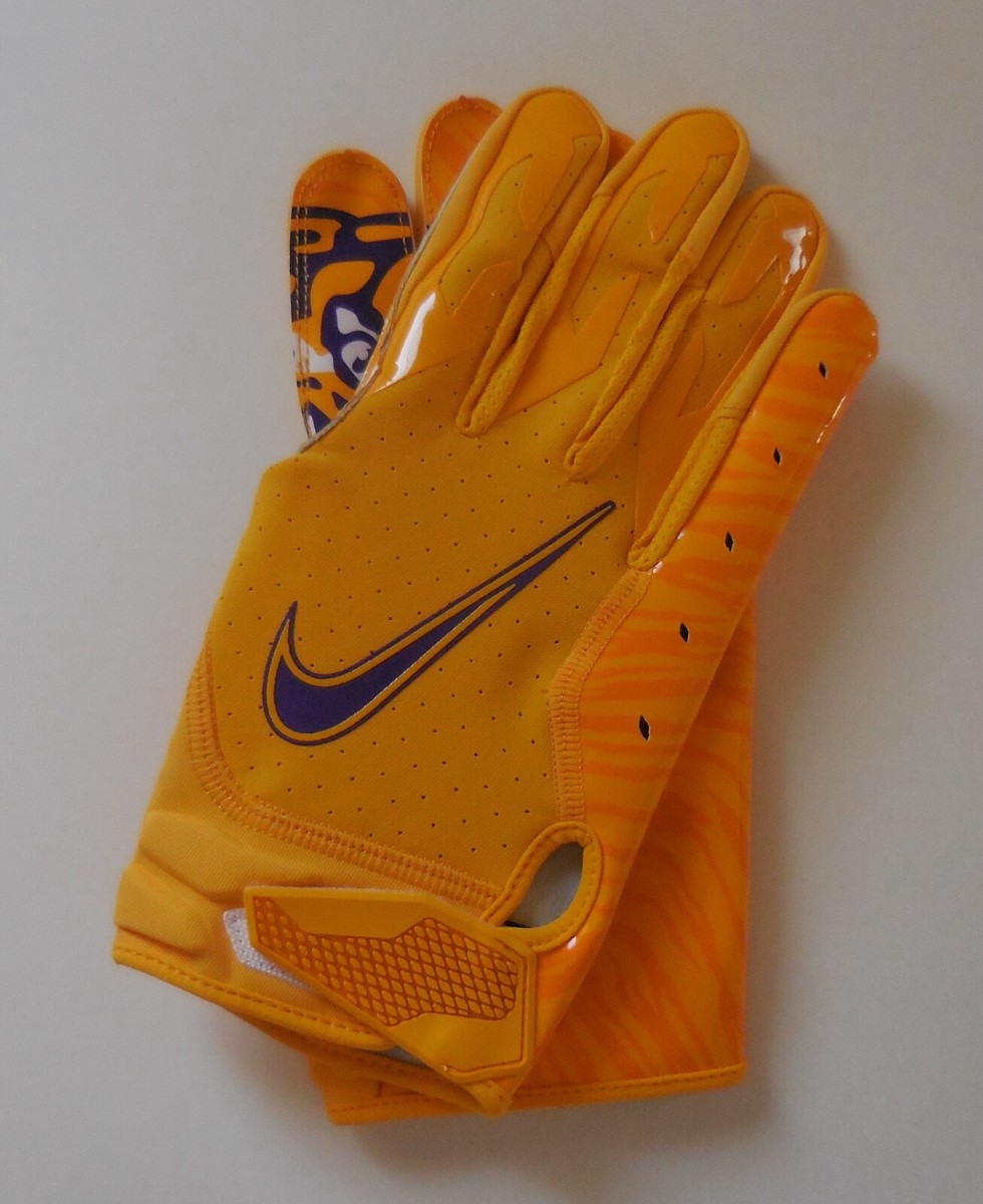 Nike Vapor Jet 6.0 Football Gloves NCAA Team LSU Tigers Men XL | eBay