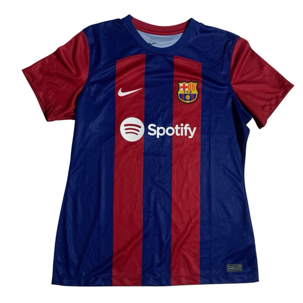 FC Barcelona Nike Dri Fit Home Football Soccer Jersey Women's Size