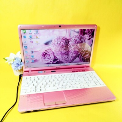 SONY VAIO Pink Intel Core i5 Windows 11 SSD 256GB 4GB Blu-ray CD