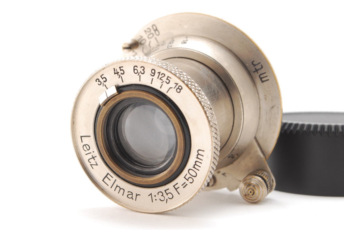 Rare Nickel [Vintage Mint] Leica Leitz Elmar 50mm f3.5 L39 Lens