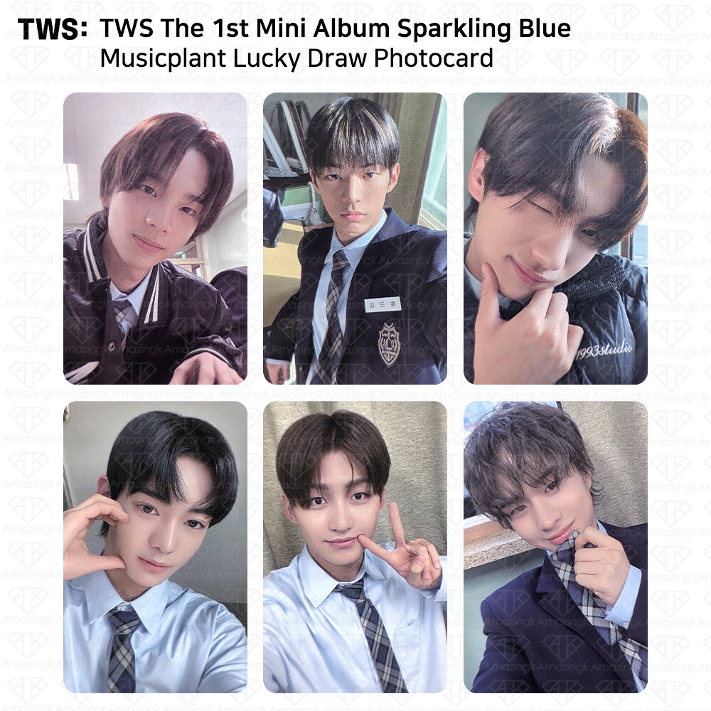TWS The 1st Mini Album Sparkling Blue Musicplant Luckydraw