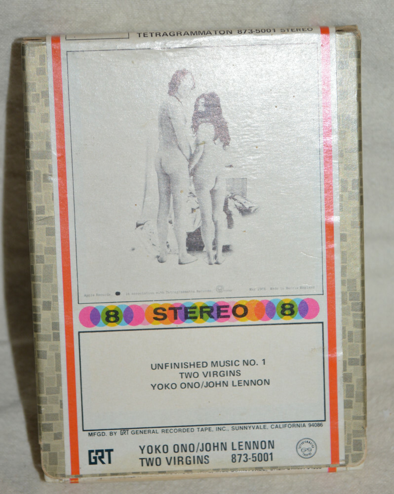 8 Track Tape John Lennon Yoko Ono Unfinished Music No. 1 Two